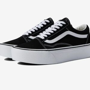 Vans Black and White Old Skool Stackform